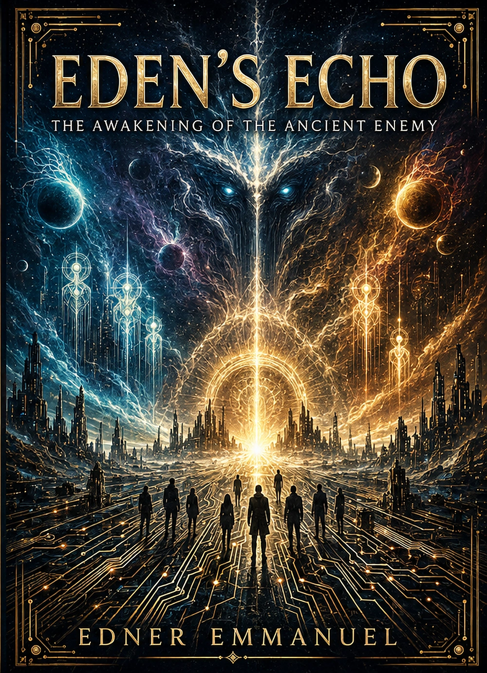 Cover of Eden's Echo, Book Three: The Awakening of the Ancient Enemy, by Edner Emmanuel