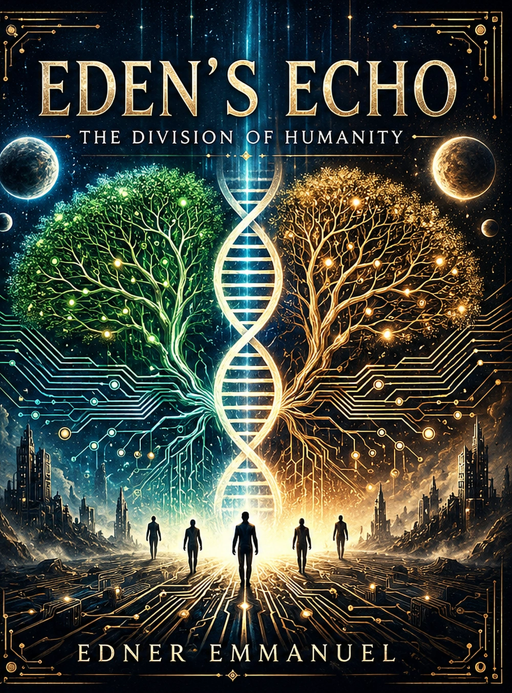 Cover of Eden's Echo, Book One: The Division of Humanity, by Edner Emmanuel